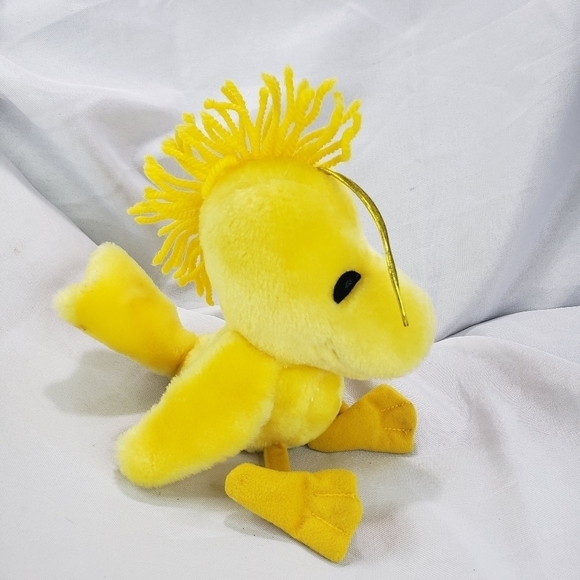 Vintage Peanuts Woodstock Chirping Plush Stuffed Toy 7 Inch Applause Korea - Picture 1 of 9